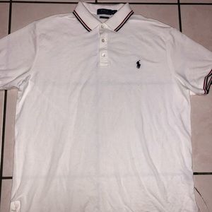 Polo Ralph Lauren Custom Fit White Men Sz XL Shirt